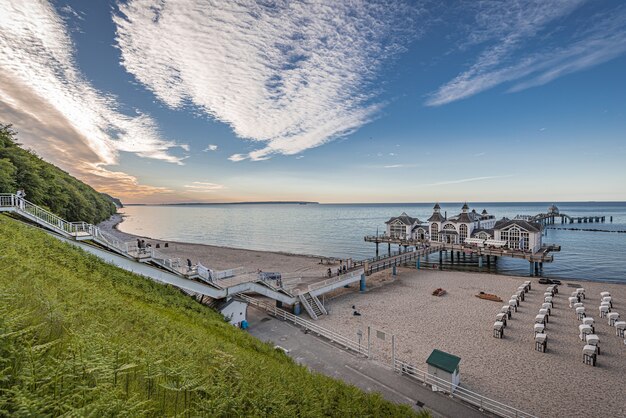 Vista del muelle Sellin