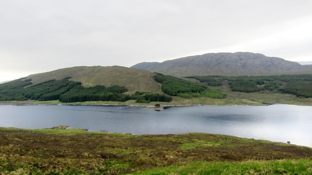 Vista de la naturaleza de Escocia Reino Unido