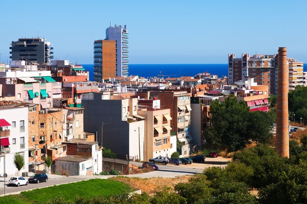 Vista normal de la ciudad mediterránea