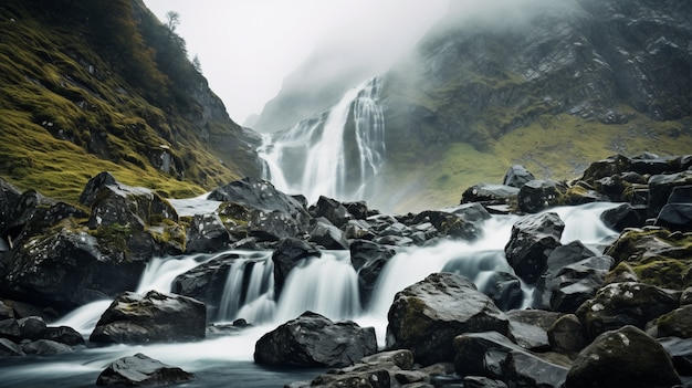 Foto gratuita vista de un paisaje natural espectacular