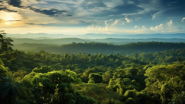 Vista de un paisaje natural espectacular