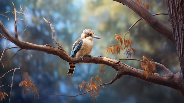 Vista de un pájaro salvaje