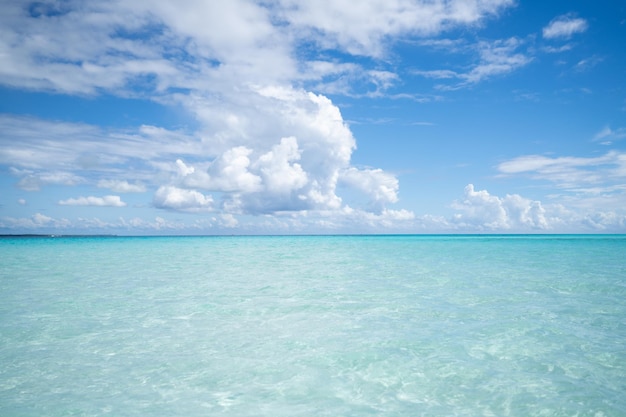 Foto gratuita vista panorámica de un hermoso océano en la isla de zanzíbar, tanzania