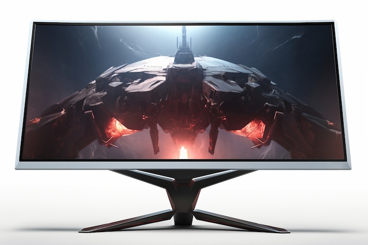 Foto gratuito vista de la pantalla del monitor de la computadora