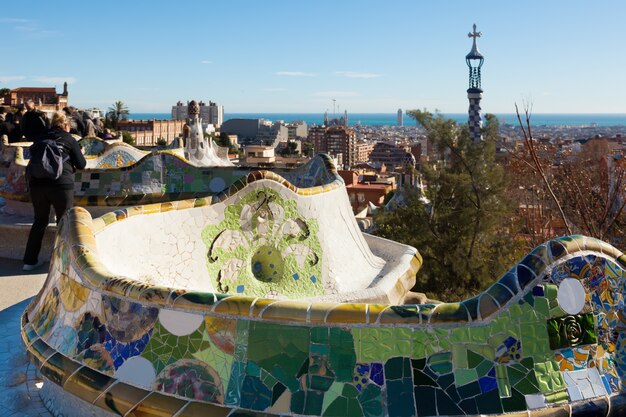 Vista del parque Guell