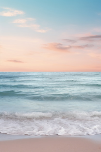 Foto gratuita vista a la playa con agua de mar