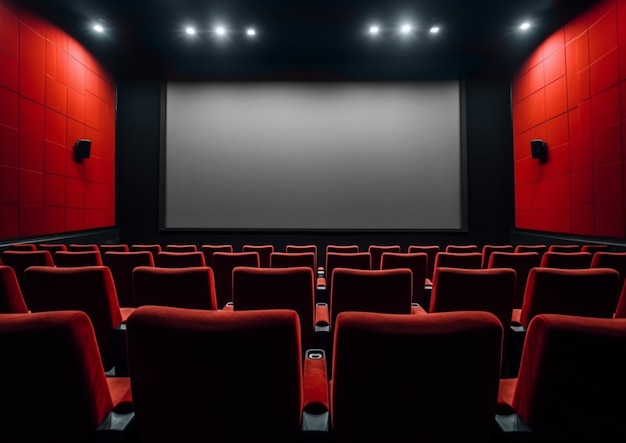 Vista de la sala de cine 3d.