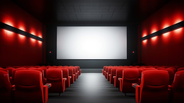 Vista de la sala de cine 3d.