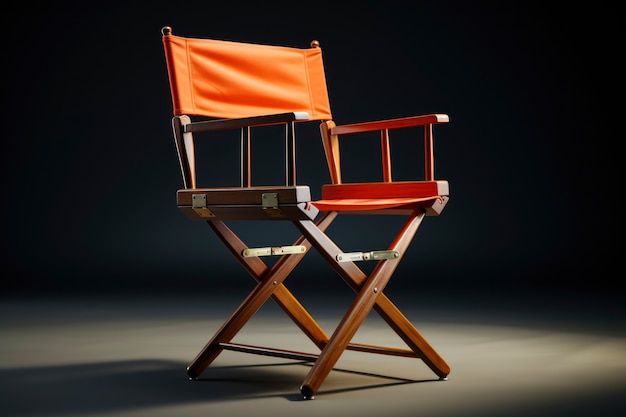 Vista de la silla del director en 3D