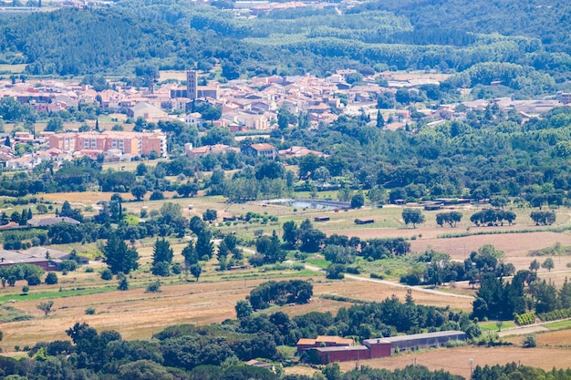 Vista superior de la ciudad catalana. Breda