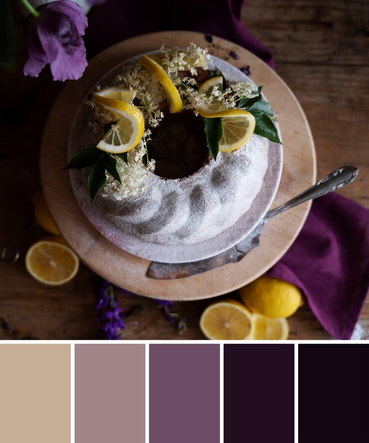 Foto gratuito vista superior delicioso pastel con limones