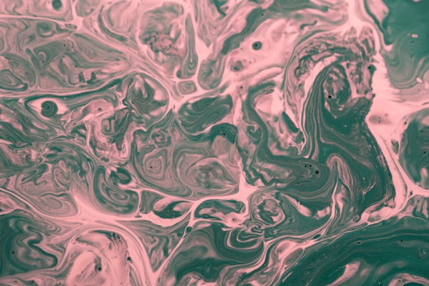 Foto gratuita vista superior fondo de pintura rosa y verde