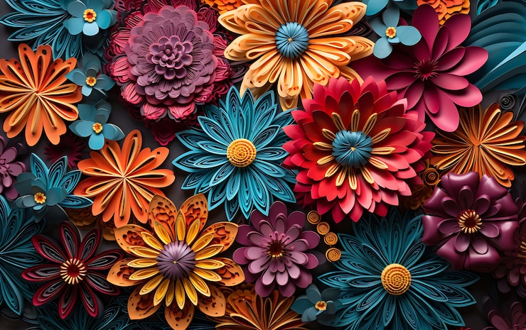 Foto gratuito vista superior hermoso arreglo floral