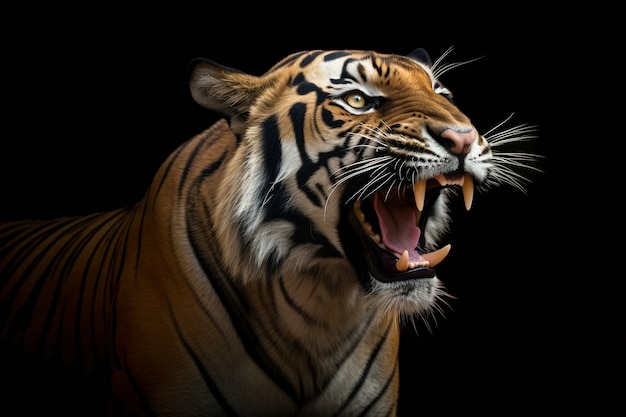 Foto gratuita vista del tigre en la naturaleza