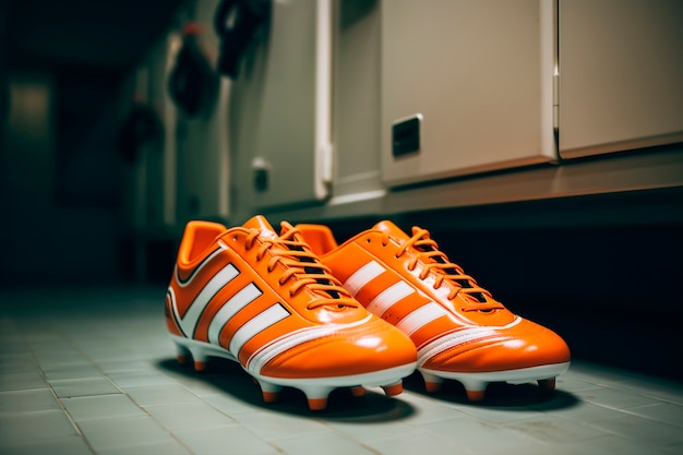 Foto gratuita vista de zapatos de fútbol