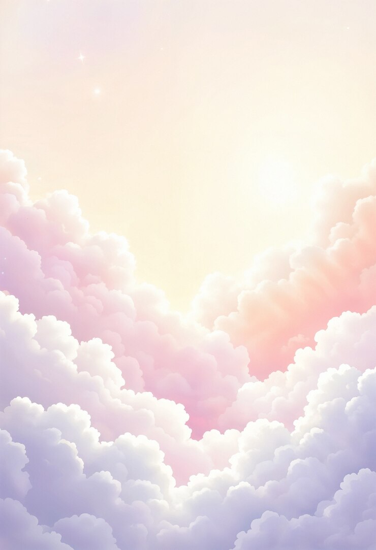 Photo Gratis wallpaper awan estetik