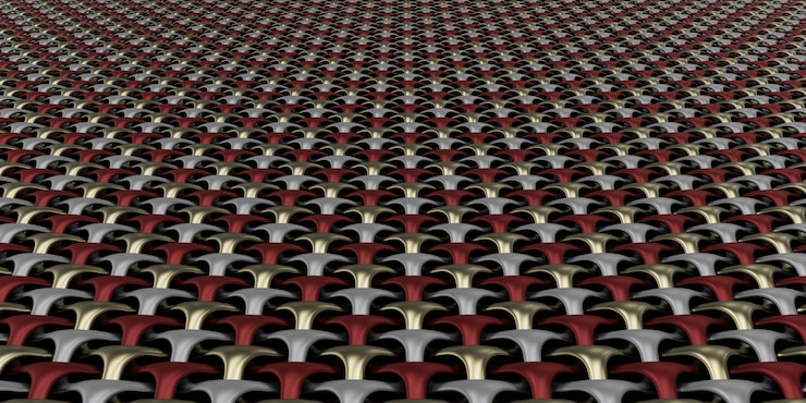 Photo Gratis wallpaper latar belakang abstrak anyaman geometris 3d