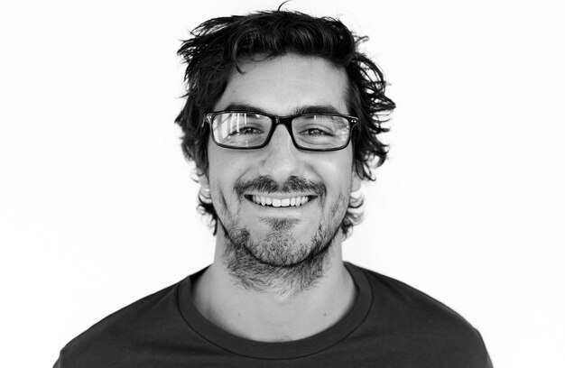 Worldface- Hombre español en un fondo blanco