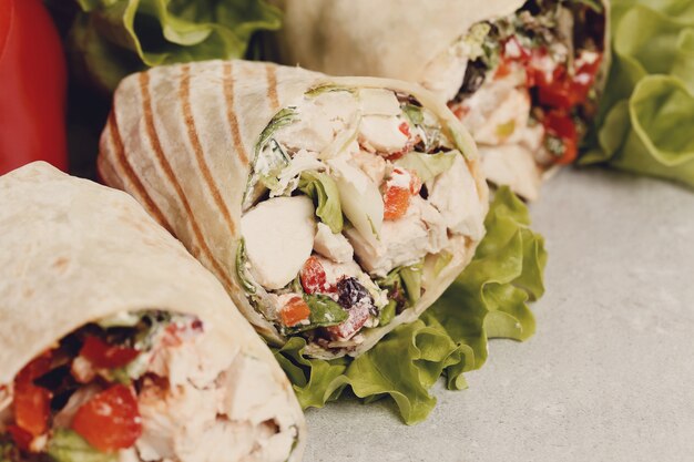 Wrap de pollo