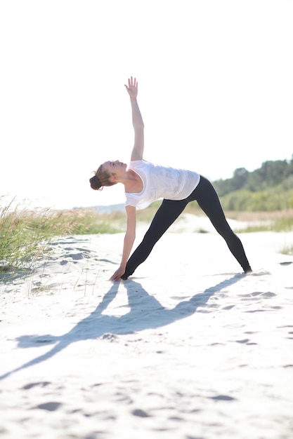 Yoga en la playa