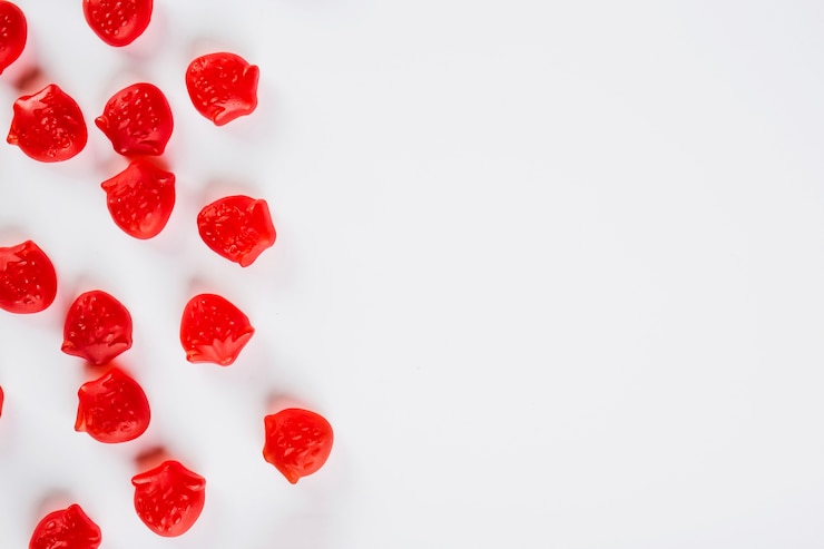 Foto gratuito yummy jalea fresas