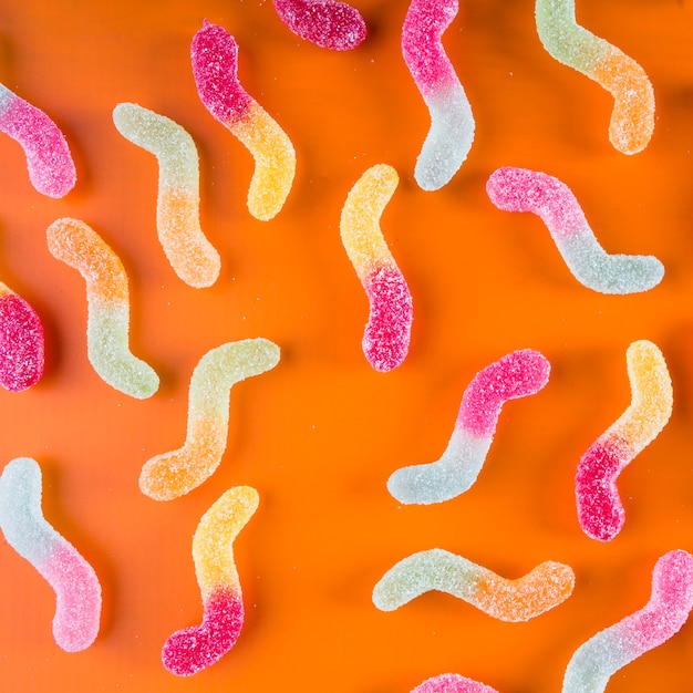 Yummy jelly worms