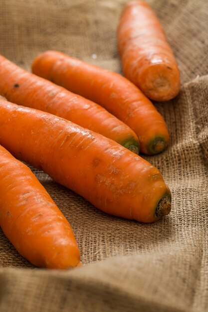 Zanahorias en manta