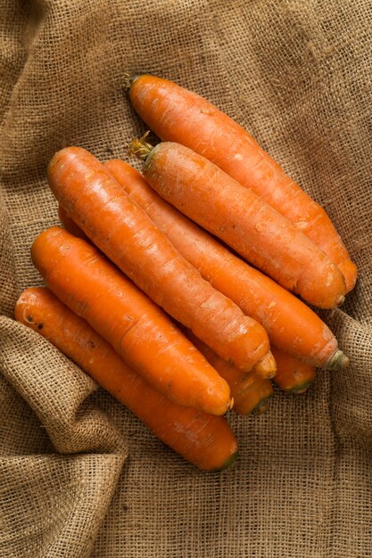 Zanahorias en manta