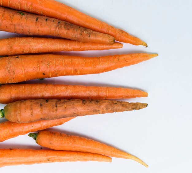 Zanahorias orgánicas frescas