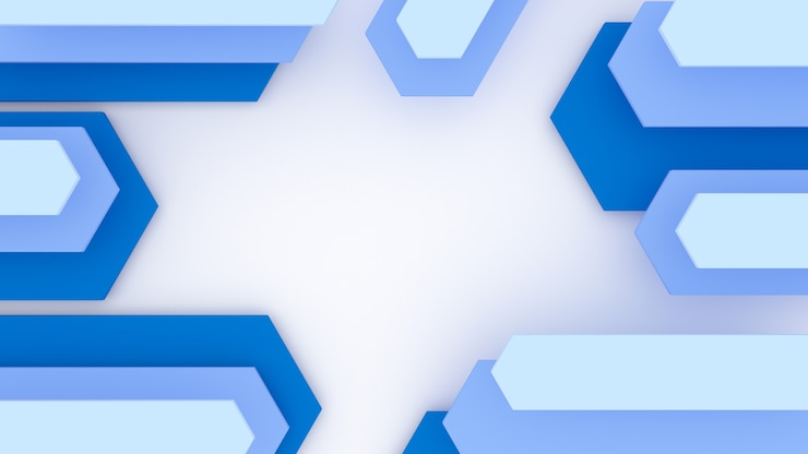 Foto gratuito 3d astratto geometrico