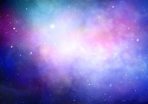 Abstract background dello spazio con la nebulosa colorato