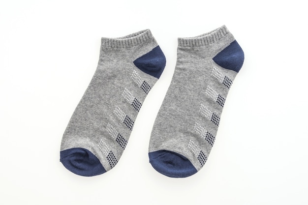 Accoppiamenti dei calzini blu e grigio