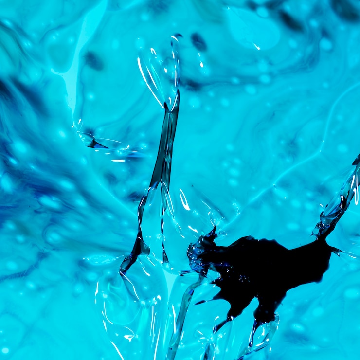 Foto gratuito acqua cristallina di fondo con ghiaccioli