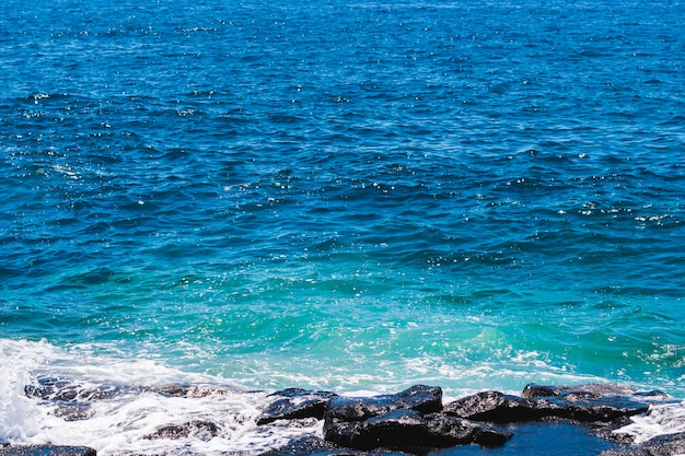 Acqua cristallina di primo piano