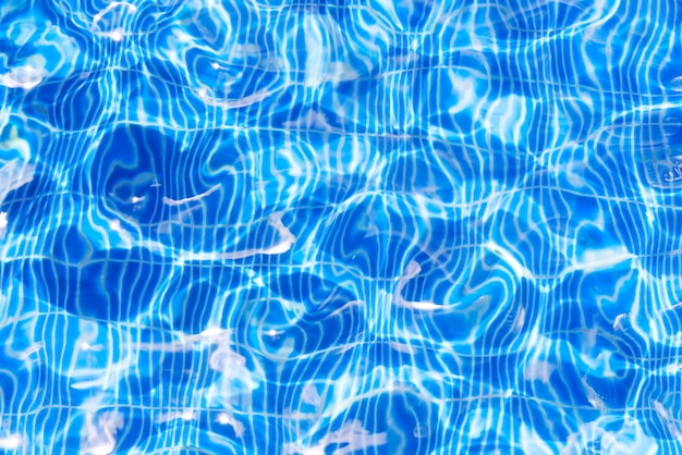 Acqua di piscina con texture di sfondo