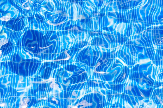 Acqua di piscina con texture di sfondo