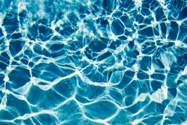 Acqua di piscina con texture di sfondo