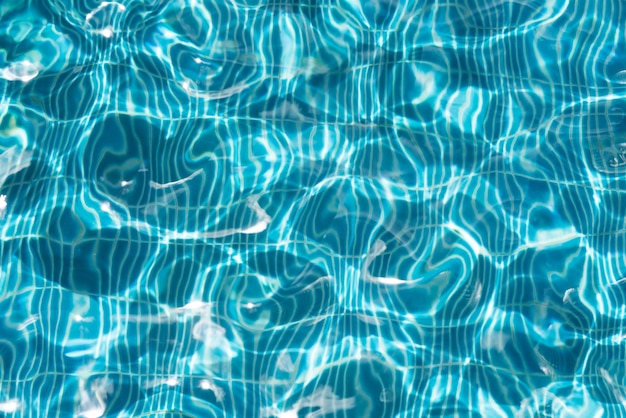 Acqua di piscina con texture di sfondo