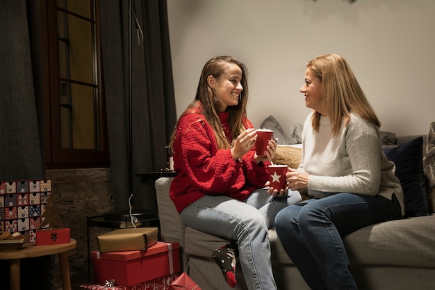 Adorabile madre e figlia insieme