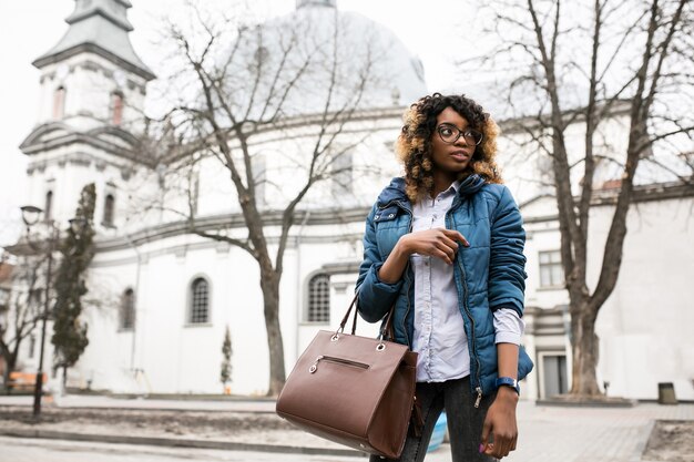 Afro beauti africano americano adulto