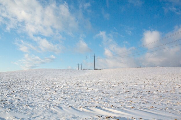 Ambiente invernale innevato