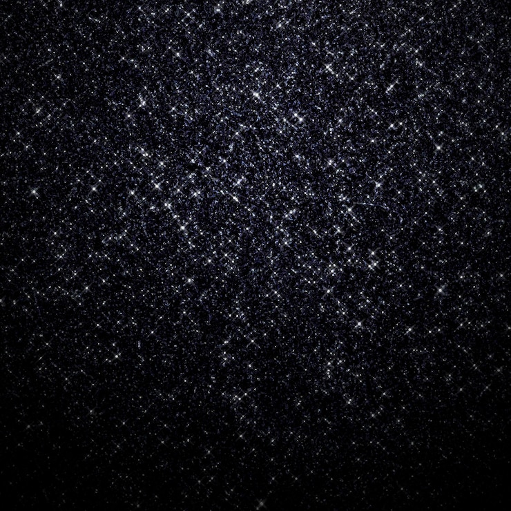 Foto gratuito annunci social con texture nere glitterate