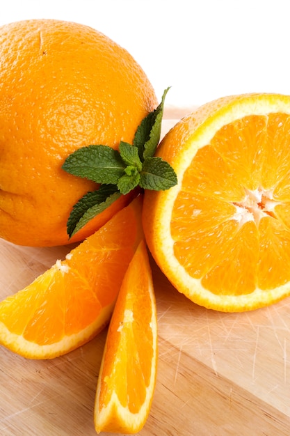 Arancione su bianco