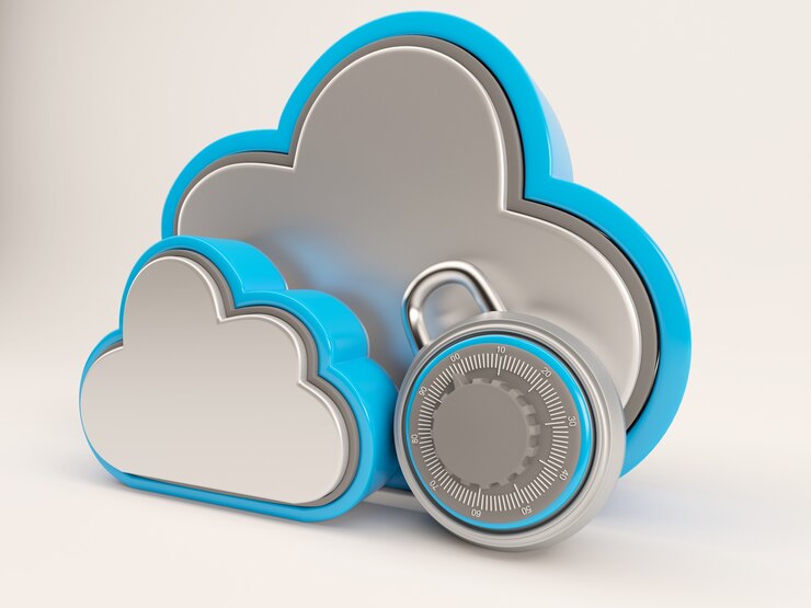Foto gratuito archiviazione sicura nel cloud