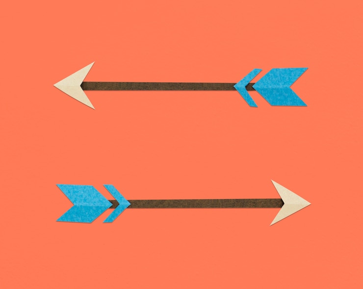 Foto gratuito arrow icon archery direction icon