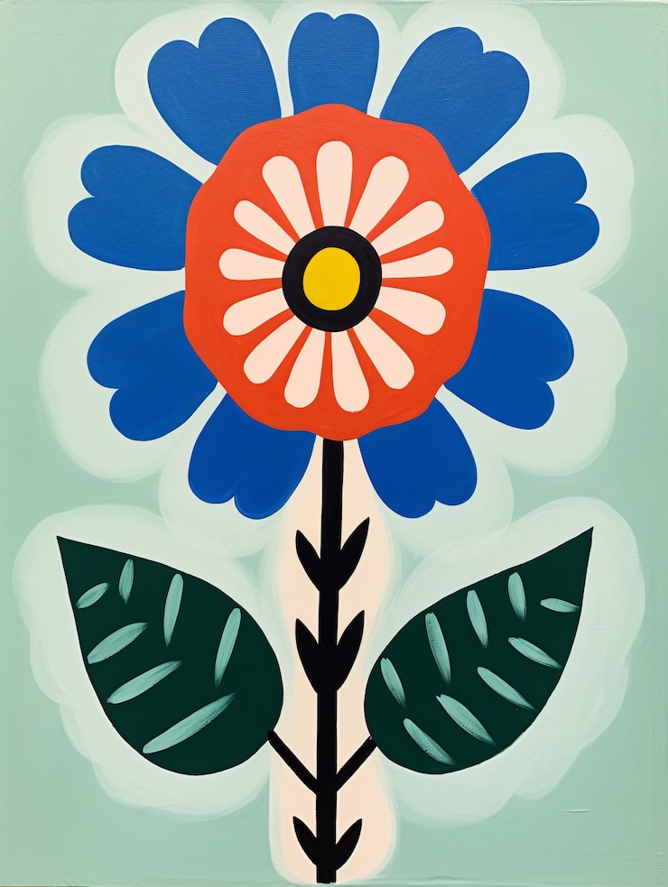 Foto gratuito arte digitale di motivi di forme floreali organiche