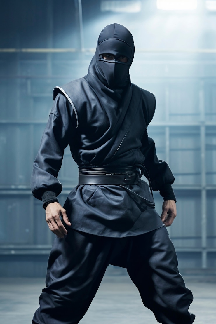 Foto gratuito arte digitale ninja futuristica