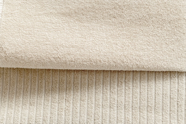 Asciugamani in cotone naturale testurizzati