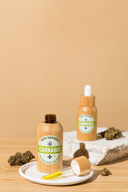 Assortimento contagocce olio CBD