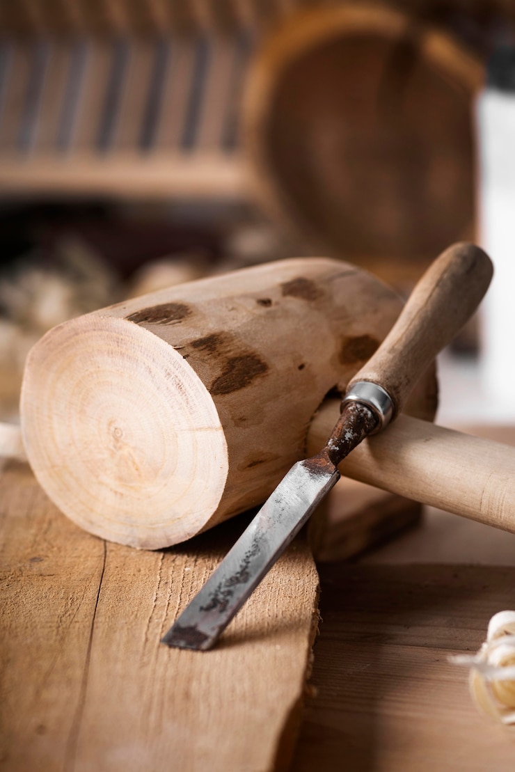 Foto gratuito assortimento di attrezzi da lavoro artigianale
